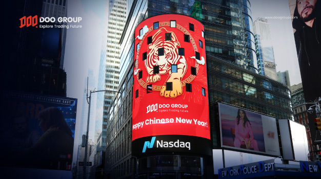 Roaring Into The Year of The Tiger! Doo Group On Nasdaq Screen, Wishing All A Prosperous Chinese New Year